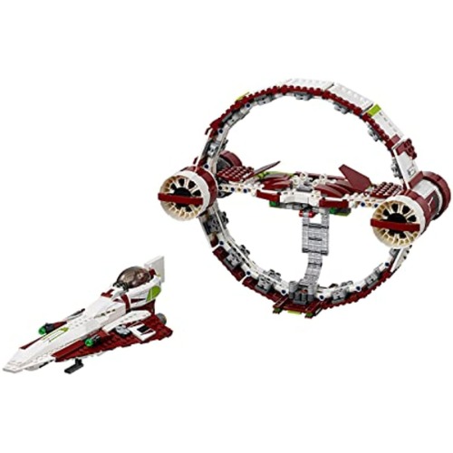 DIWCRFL Building Kits Compatible with Lego Star Wars Jedi Starfighter with Hyperdrive(825 Pieces) - 