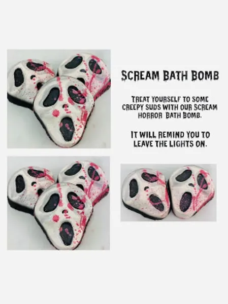 Scream Horror Bath Bomb | Etsy UK