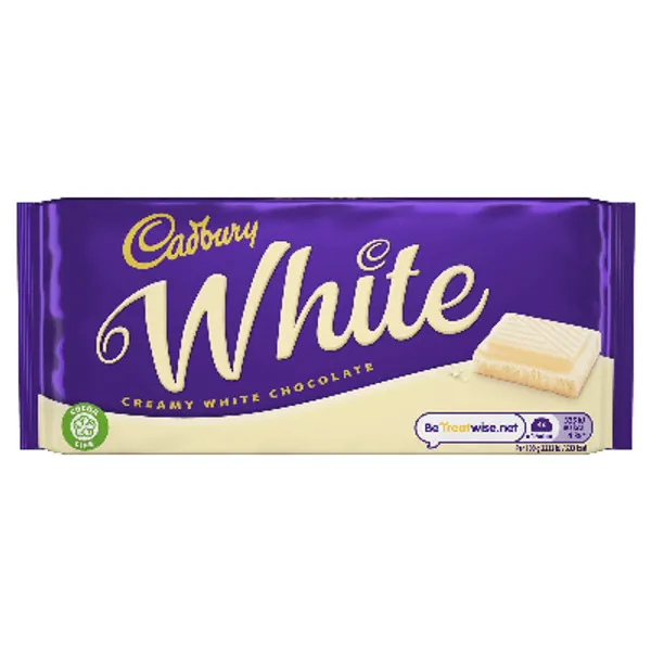 Cadbury Creamy White Chocolate Bar, 90 g, (Pack of 1)