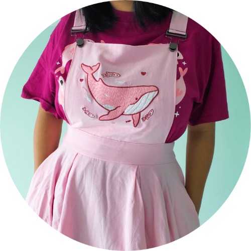 Love Whale Pinafore - Large