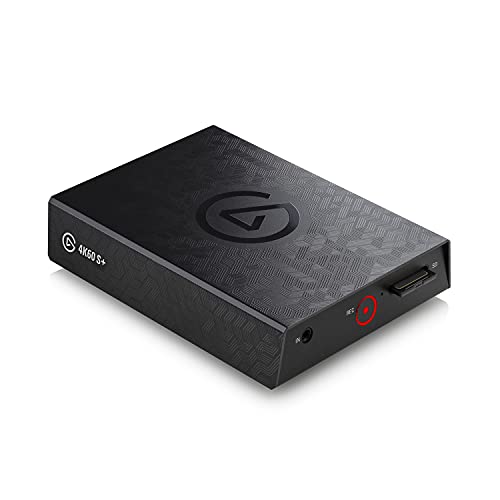 Elgato 4K60 S+, External Capture Card, Record in 4K60 HDR10 with ultra-low latency to PC or SD Card on PS5/PS4, Xbox Series X/S, Xbox One X/S, in OBS and other broadcasting software, for Windows