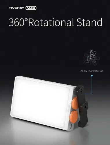 ZHIYUN M40 Video Light, 40W Portable Camera Light, 14000 Lux, CRI/TLCI 96+ 2700-6200K, 320g LED Panel DSLR Photography Lighting, Lighting Setup for YouTube, TikTok : Amazon.ca: Electronics