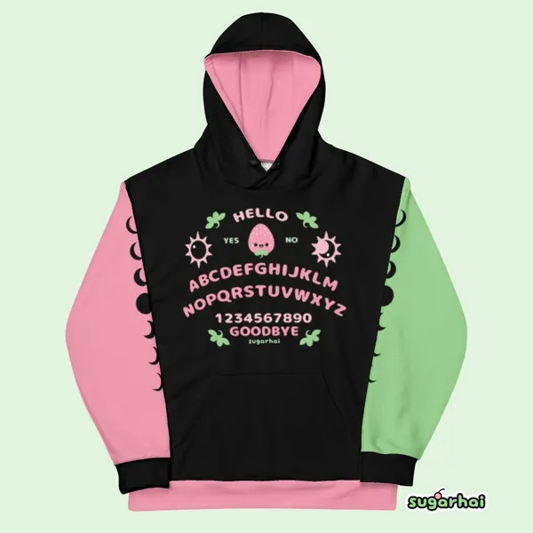 Pastel Goth Strawberry Hoodies | Witchy | Alternative Clothes | Plus Sizes