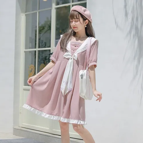 Pink Seifuku Dress ♡ ° . °