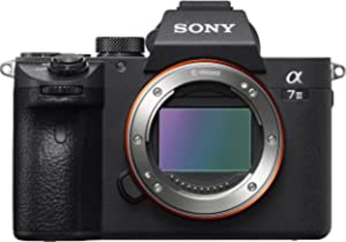 Sony a7 III ILCE7M3/B Full-Frame Mirrorless Interchangeable-Lens Camera with 3-Inch LCD, Body Only,Base Configuration,Black - Body Only Base