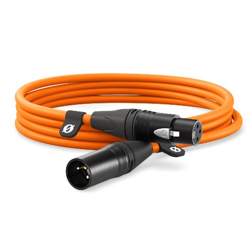 RØDE XLR-3 Premium XLR Kabel (3m, Orange) - XLR-3 
