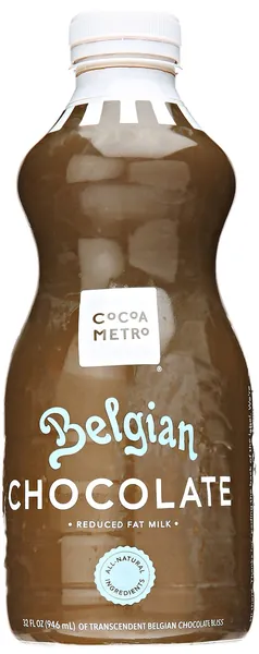 Cocoa Metro Belgian Chocolate Reduced Fat Milk, 32 Oz