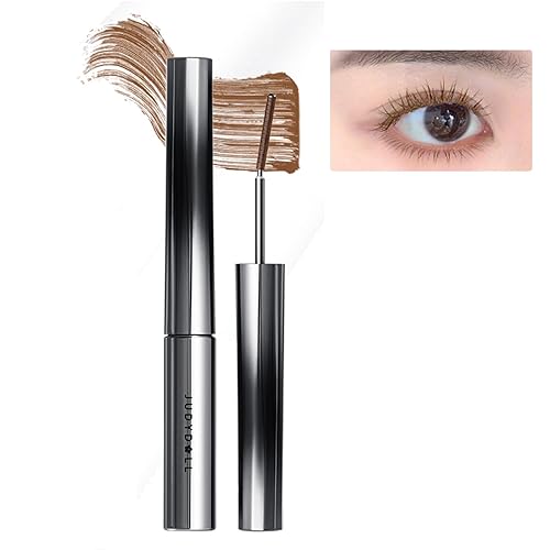 Judydoll Mascara, Judy Doll Iron Brush Mascara, 3d Curling Eyelash Iron Mascara Judy Doll Iron Brush Mascara Curling Iron Strong Mascara Makeup (6°Precision Design #02Brown) - 6°precision Design #02brown