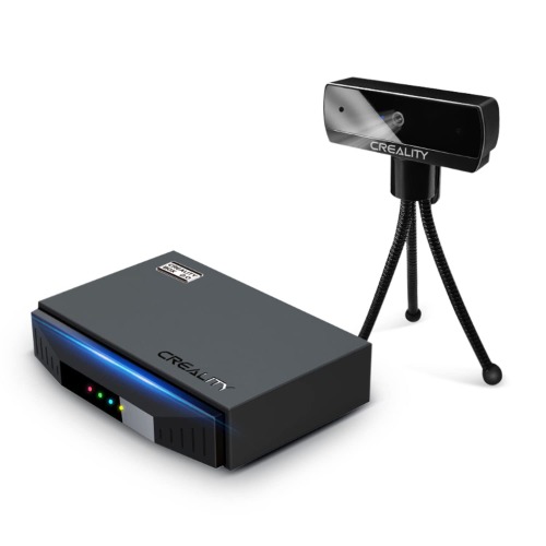 Creality WiFi Box 2.0, 2022 Upgraded Wireless Control Intelligent Assistant with Camera & 8G TF Card, Cloud Slice/Print/Real-Time Monitor/Time-Lapse Photography, Fits for All Creality 3D Printers - 
