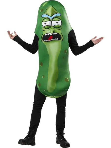 Rick and Morty Pickle Rick Adult Costume | One Size
