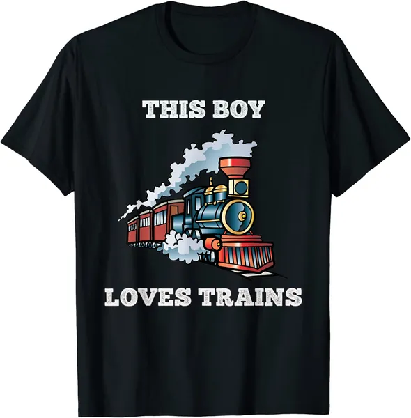 This Boy Love Trains T-Shirt