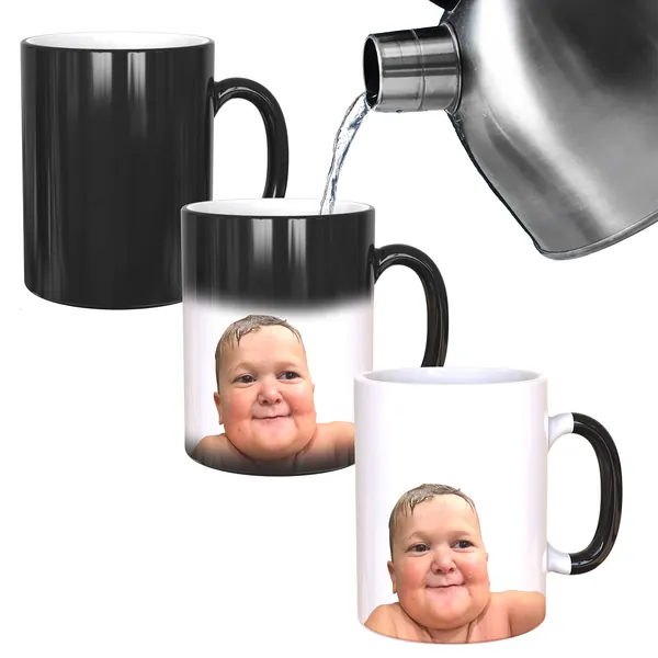 Hasbulla Meme Mug - Funny Mug - Message Appears as it Heats - Perfect Novelty Gag Gift - Office Joke (Hasbulla Heat Change Mug) (Dagestani Hotub)