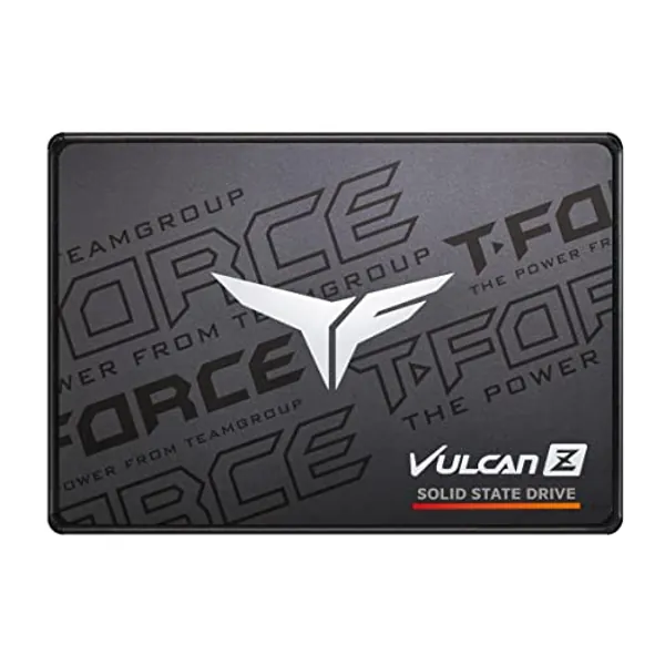 TEAMGROUP T-Force Vulcan Z 480GB SLC Cache 3D NAND TLC 2.5 Inch SATA III Internal Solid State Drive SSD (R/W Speed up to 540/470 MB/s) T253TZ480G0C101 - 480GB - Vulcan Z
