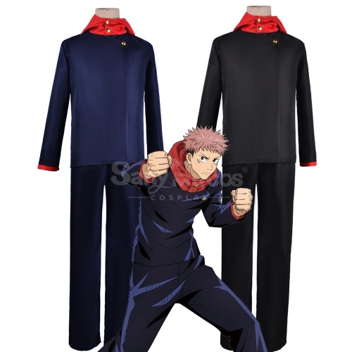 【In Stock】Anime Jujutsu Kaisen Cosplay Itadori Yuji Costume - Blue / XXL