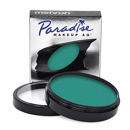 Mehron Makeup Paradise Makeup AQ Pro Size | Stage & Screen, Face & Body Painting, Special FX, Beauty, Cosplay, and Halloween | Water Activated Face Paint & Body Paint 1.4 oz (40 g) (Deep Sea) - Deep Sea - 1.4 Ounce