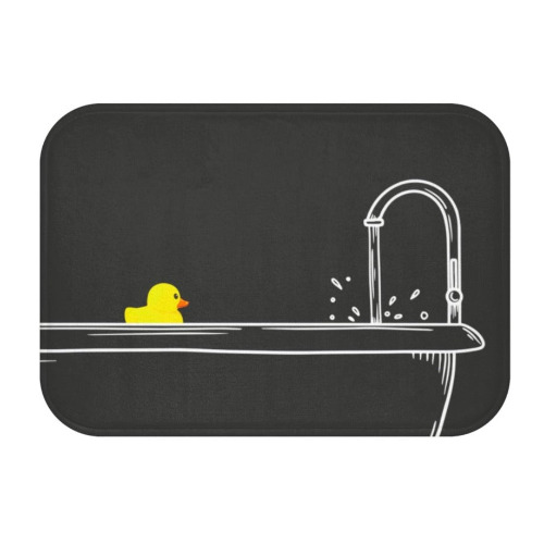 Rubber Ducky Bath Mat - 24" × 17"
