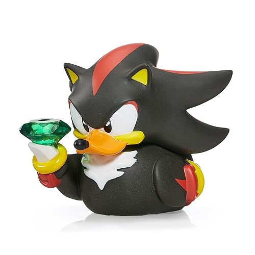 TUBBZ Boxed Edition Shadow Collectible Vinyl Rubber Duck Figure - Official Sonic The Hedgehog Merchandise - Action TV, Movies & Video Games - Shadow (Box)