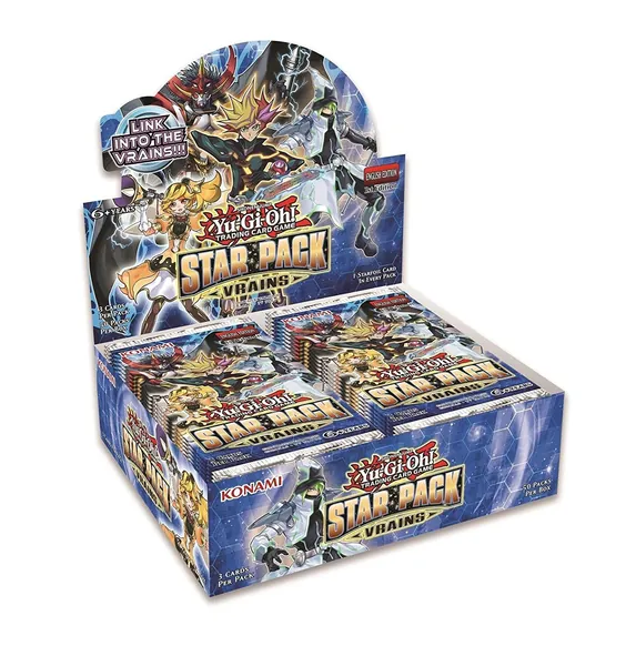 Yugioh 2018 Star Pack Vrains Booster Box - 50 packs of 3 cards each! - 