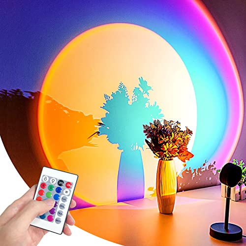 Balkwan 16 Color Remote Sunset Lamp Sun Projection Lamp - mulitcolor