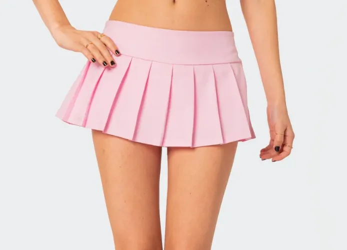 Talya Pleated Skort | LIGHT PINK / S