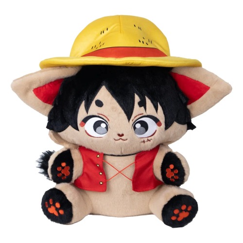 Monkey D Luffy meow One Piece (16IN) | Luffymeow (In stock)
