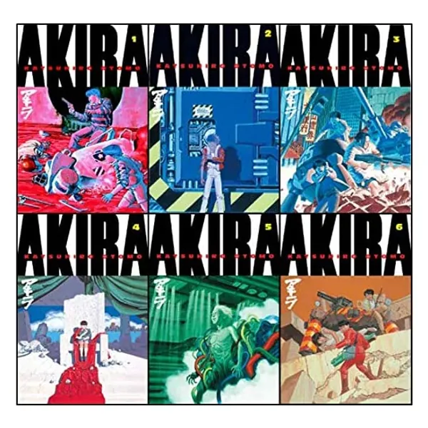 Akira Manga Complete Set, Vol. 1-6