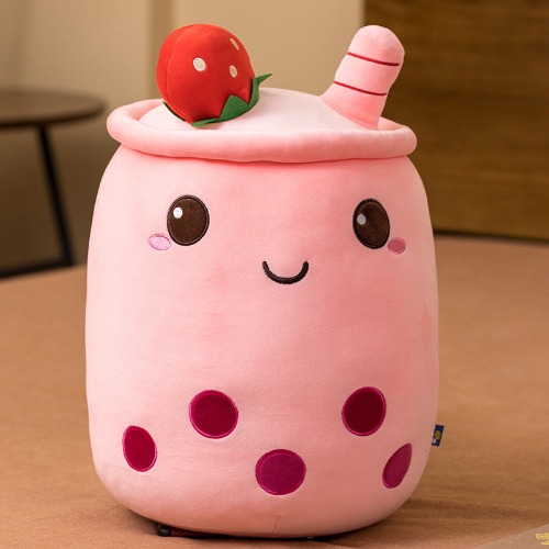 Boba Milk Tea Plush Playtoy - Pink