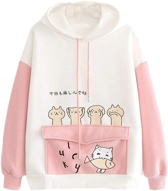 Mophghdj Cat Ears Hoodie