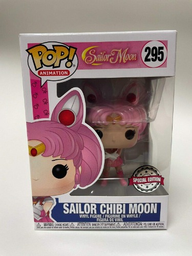 Funko Sailor Chibi Moon Sparkle Glitter Pop Vinyl Exclusive