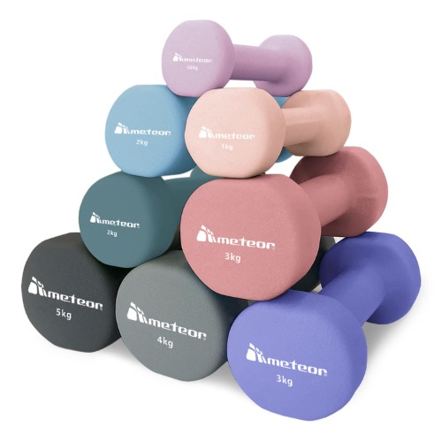 Meteor Anti-Slip Dumbbell Weightlifting Barbell Home Gym Fitness Exercise Workout Training