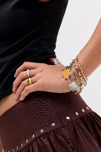 Silence + Noise Chunky Gem Bracelet