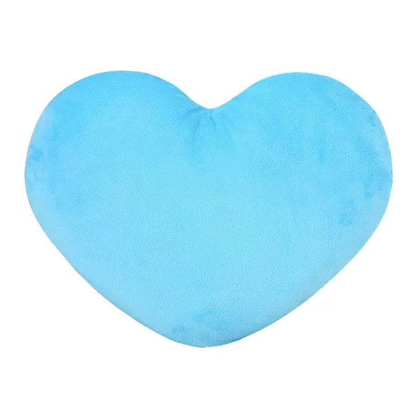 Heart Pillow 33 x 38 cm Heart Pillow Kids Toy Pillow for Home Sofa Party,, Wedding Decoration (Blue) - Blue