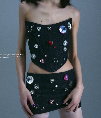 Lirika Matoshi Crystals Corset + Skirt