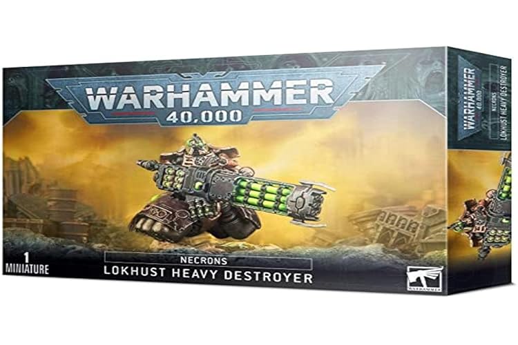 Games Workshop - Warhammer 40,000 - Necrons Lokhusts Heavy Destroyer, All Grey