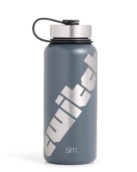 Twitch 32oz Stainless Steel Dual Lid Bottle