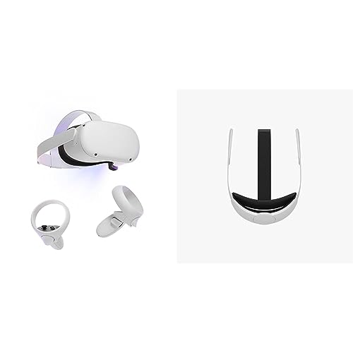 Meta Quest 2 — Advanced All-in-One Virtual Reality Headset — 128 GB with Elite Strap for Enhanced Support and Comfort in VR