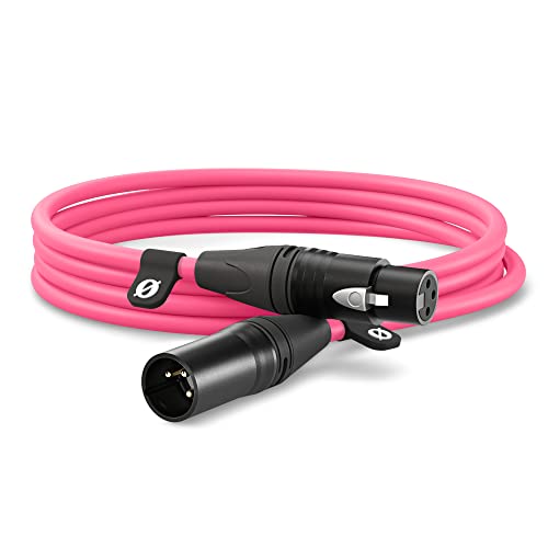 RØDE XLR-3 Premium XLR Cable (3m, Pink) - 3M - Pink