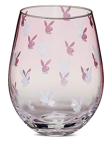 Playboy Ombre Stemless Wine Glass - 22 oz.