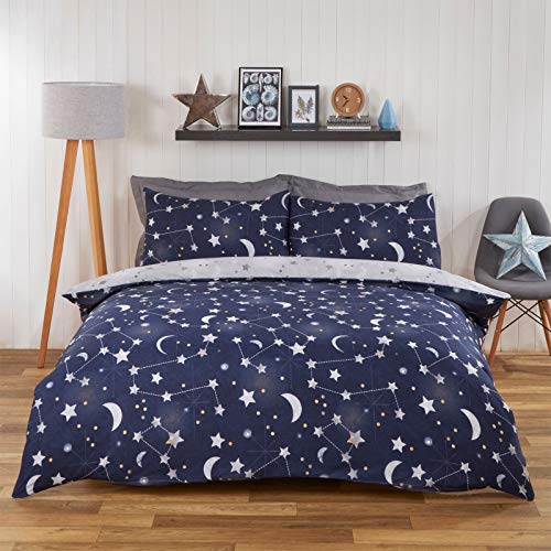 Stars and Moons Double Bedding