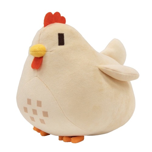 Kawaii Stardew Valley Chicken Plushie | White