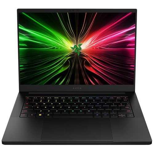Razer Blade 14 (2024) Gaming Laptop: AMD Ryzen 9 8945HS CPU - NVIDIA GeForce RTX 4070 GPU - 14" QHD+ 240Hz HDR Display - 1TB SSD - 32GB DDR5 RAM - Aluminum Unibody - Chroma RGB - Vapor Chamber Cooling - Ryzen 9 8945HS - RTX 4070 - Classic Black