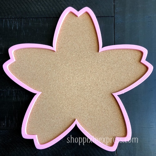 Large Cherry Blossom Flower, Sakura Corkboard | Pink