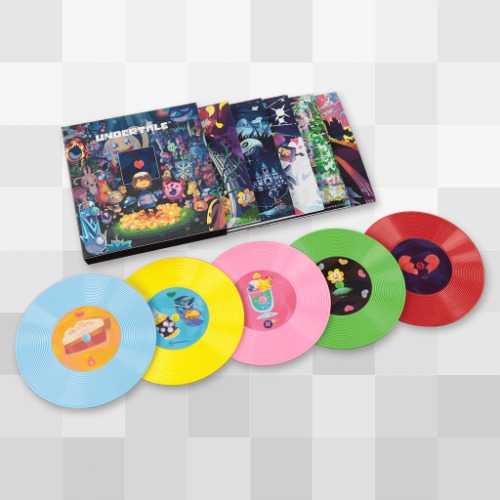 UNDERTALE Vinyl Record Coaster Set