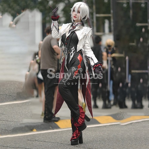 【In Stock】Game Genshin Impact Cosplay The Knave Arlecchino Cosplay Costume Deluxe Edition - XL