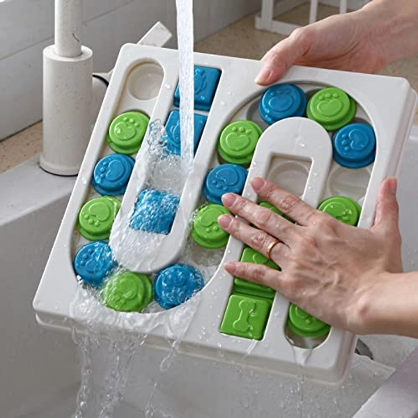 <25 Holes> Smart Paws Interactive Pet Puzzle Toys, Level 3 Dog Slow Feeder,Dog Puzzle Feeder,Rabbit Toy,Bird Toy