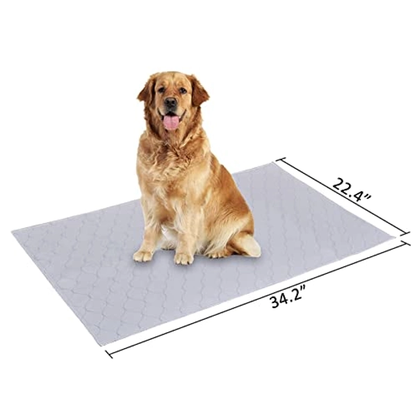 LOOBANI Reusable Pee Pad for Dogs, Fast Absorbing Machine Washable Dog Whelping Pad/Puppy Training Pad/Potty Absorption Pads 1-Pack(Fit for 35'' X 23'' Grass Tray)