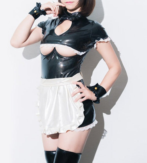 Soul Snatch | "With Open Chest" Maid Costume - Black / M