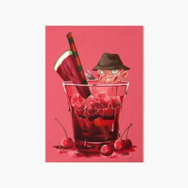 The Nightmare's Red Moon Art Board Print by indiasticot