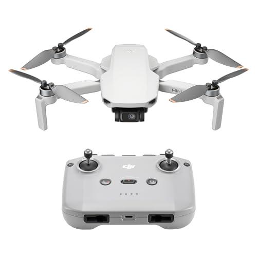 DJI Mini 4K, Drone with 4K UHD Camera for Adults, Under 249 g, 3-Axis Gimbal Stabilization, 10km Video Transmission, Auto Return, Wind Resistance, 31-Min Max Flight Time, Intelligent Flight - Mini 4K (31min Flight Time)