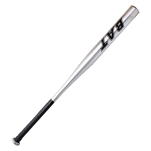 Forrader Baseball Bat 25 inch aluminum alloy thick baseball stick bar… - sliver